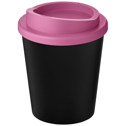Gobelet recyclé promotionnel Espresso Eco de 250 ml Americano® Noir / Magenta